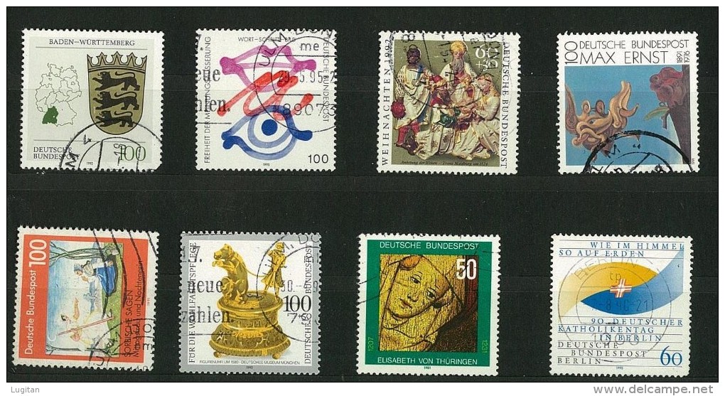 GERMANIA - GERMANY -  20 FRANCOBOLLI USATI ANNI VARI - ALCUNI DOPPI - CANCELLED STAMPS - - Vrac (max 999 Timbres)