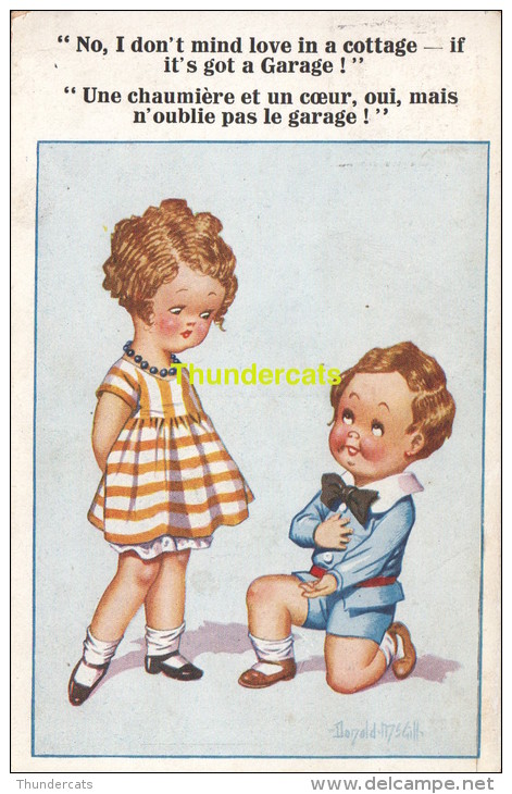 CPA ILLUSTRATEUR DESSIN  ENFANT ** DONALD MC GILL ** ARTIST SIGNED  CARD   CHILDREN - Mc Gill, Donald