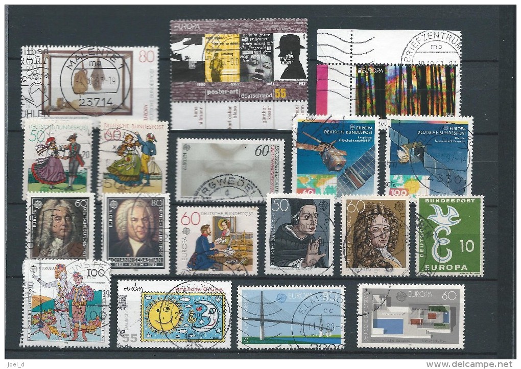 Collection Thematique Europa CEPT Posteurop 158 Differents - Voir 8 Scans - Sammlungen