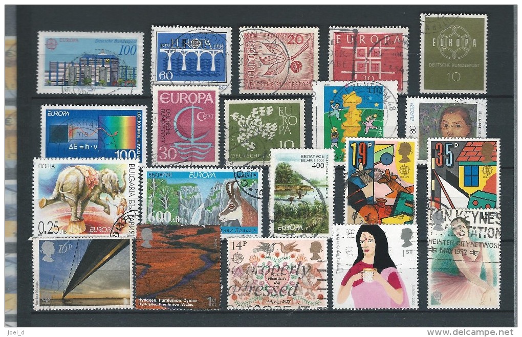 Collection Thematique Europa CEPT Posteurop 158 Differents - Voir 8 Scans - Sammlungen