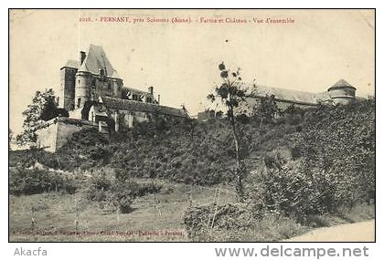 CPA Militaire (Dep.02) Pernant, Prés Soissons - Ferme Et Chateau (90001) - Other & Unclassified