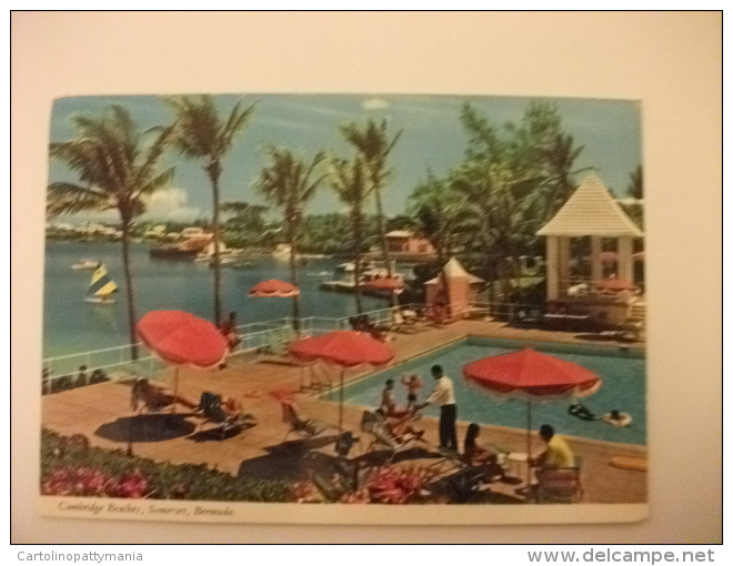 STORIA POSTALE FRANCOBOLLO COMMEMORATIVO Bermuda Cambridge Beaches Somerset - Bermudes