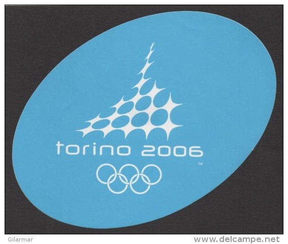 ITALY 2006 - OLYMPIC WINTER GAMES TORINO 2006 - STICKER / AUTOCOLLANTE - Altri & Non Classificati