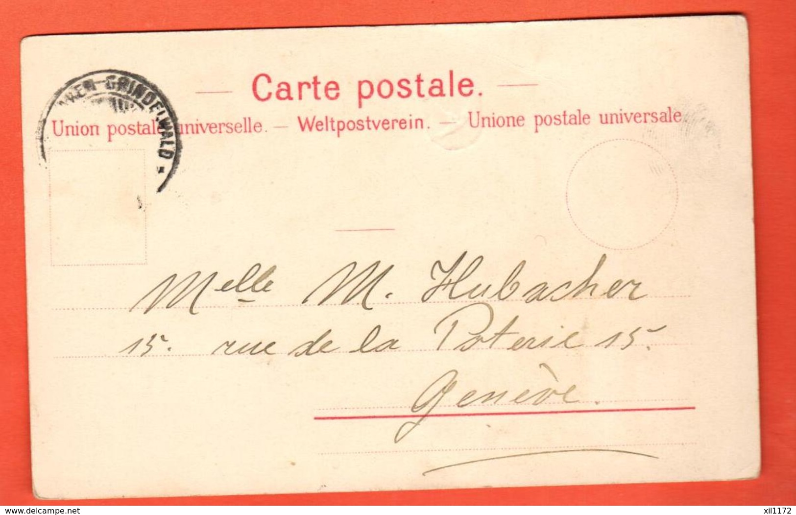 NO-23 Ersten Briefmarken Der Schweiz. Basler-Taube Relief. Colombe De Bâle Gaufrée. Pioneer. Gelaufen, Briefmarke Fehlt - Basel