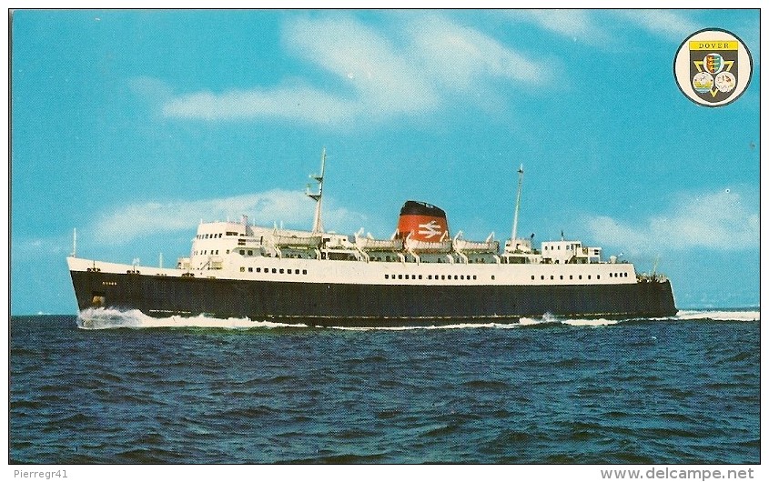 CPA-1960-FERRY -CIE -ANGLAISE-SS-DOVER-CALAIS-TBE - Ferries