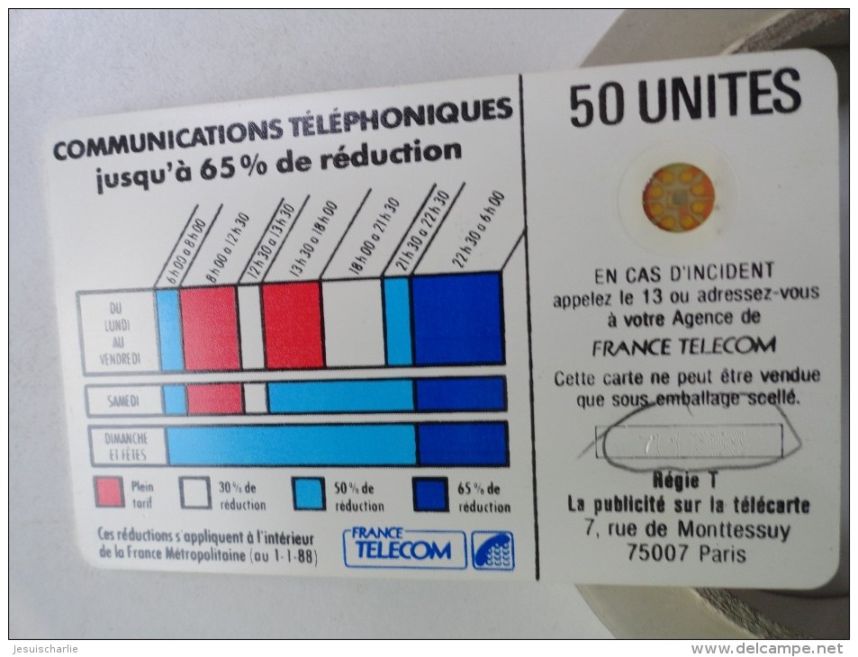 RARE : CORDONS BLANC TÉLÉCARTE 50U SC4OB S/E NUMÉROTATION MÉLANGÉES  NR 711756 - Variëteiten