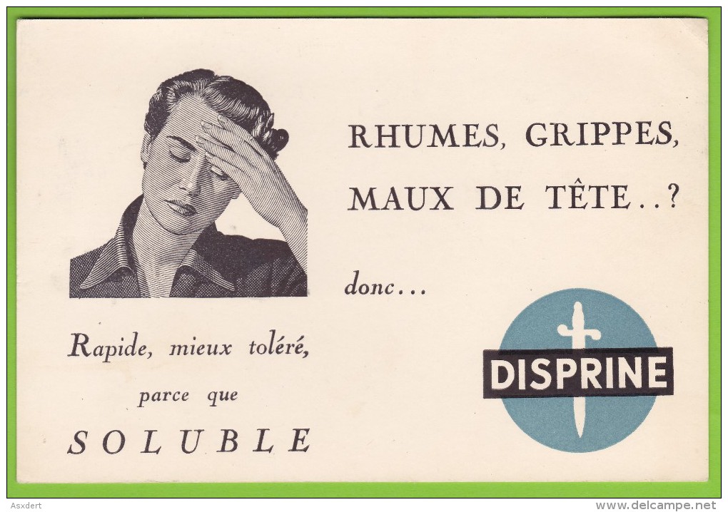 Buvard - Disprine - Rhumes - Maux De Tête / Soluble - Produits Pharmaceutiques