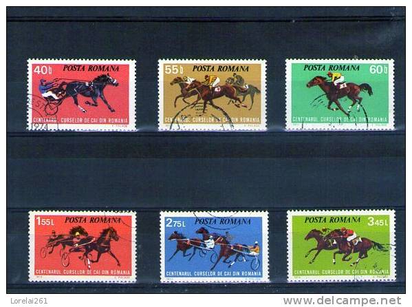 1974  CENTENAIRE DES COURSES DE CHEVAUX  MICHEL= 3162/3187 - Used Stamps