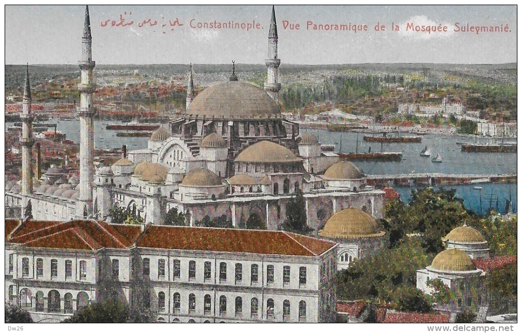 Constantinople - Vue Panoramique De La Mosquée Suleymanié - Turquie