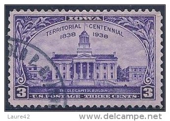 USA / États-Unis  1938  #  838   ( Iowa Territiry  Centennial ) - Used Stamps