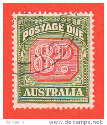 AUS SC #J79 U  1957 8p Postage Due - Port Dû (Taxe)