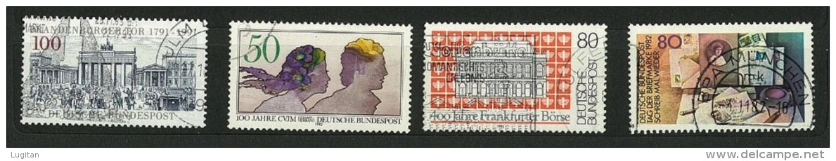 GERMANIA - GERMANY -  19 FRANCOBOLLI USATI ANNI VARI - ALCUNI  DOPPI - RIPETUTI  - CANCELLED STAMPS - - Vrac (max 999 Timbres)