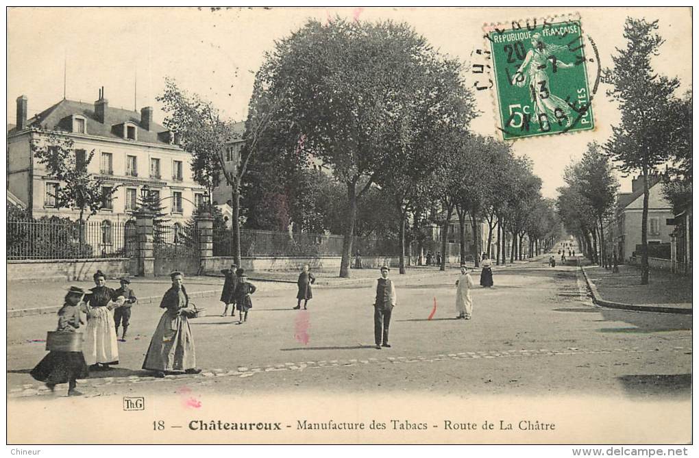 CHATEAUROUX MANUFACTURE DES TABACS ROUTE DE LA CHATRE - Chateauroux