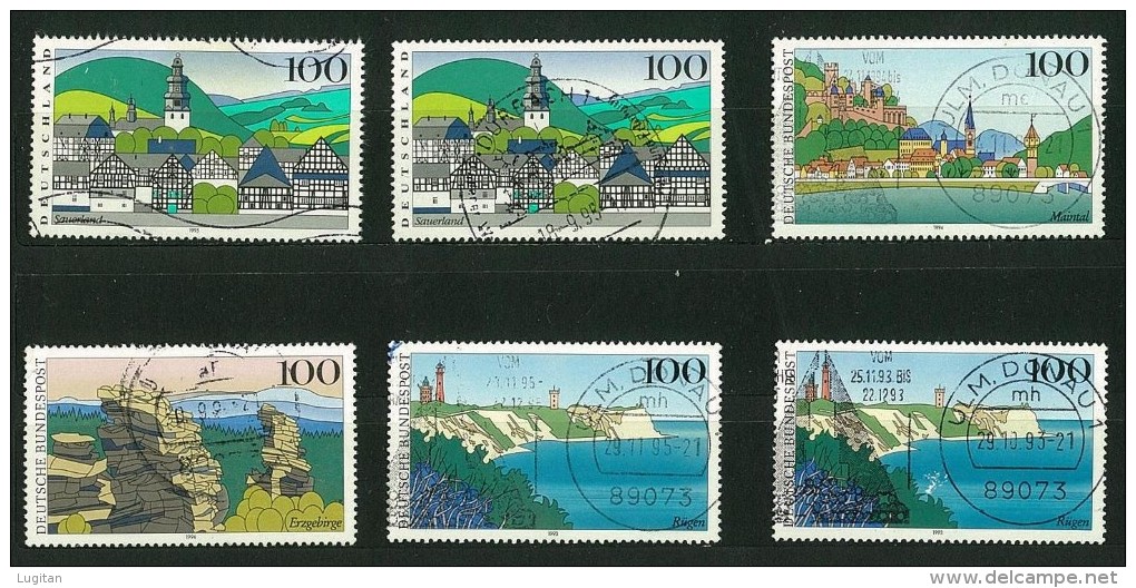 GERMANIA - GERMANY -  15 FRANCOBOLLI USATI ANNI VARI -  ALCUNI RIPETUTI  - CANCELLED STAMPS - - Vrac (max 999 Timbres)