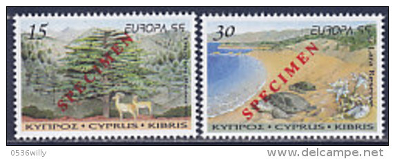 Zypern 1999, SPECIMEN. Europa: Natur- Und Nationalparks (B.1436.1) - Nuovi