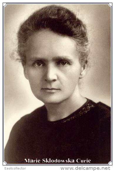 NOBEL PRIZE WINNERS Marie Sklodowska Curie  Stamped Card 0951-3 - Premi Nobel