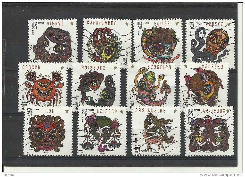 Lot De 12 Timbres De France . Oblitérés . - Collections