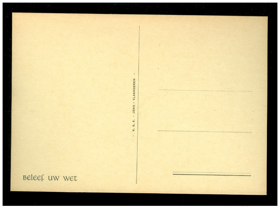 Scouts  Padvinderij   K.S.A. Jong Vlaanderen  - De Knaap  - Illustrateur R.Ryckaert - Movimiento Scout