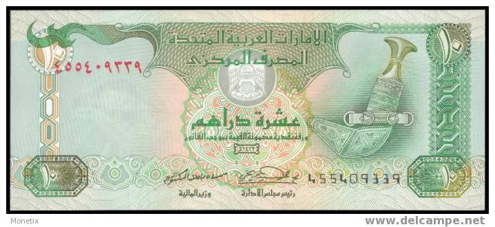 United Arab Emirates #20b, 10 Dirhams, 2001/AH1422, UNC / NEUF - Emirats Arabes Unis