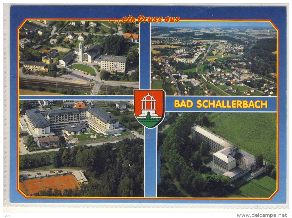 BAD SCHALLERBACH - 4 X Flugaufnahme, Luftbild - Bad Schallerbach