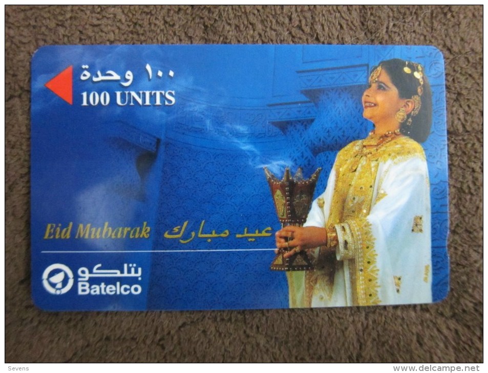 GPT Phonecard,Eid Mubarak,used Backside With Scratch - Bahreïn