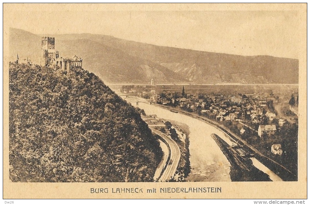 Burg Lahneck Mit Niederlahnstein - Lahnstein