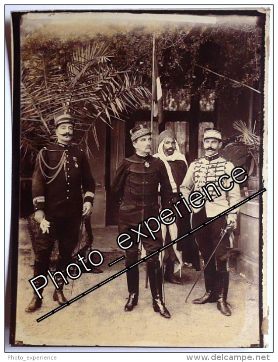 Photo XIX Militaire Officier Général Cavalier Arabe Chasseur Afrique Colonial Military Africa 1890 - Anciennes (Av. 1900)