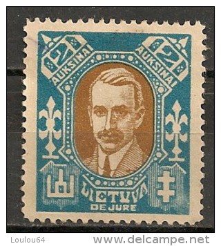 Timbres - Lituanie - 1923- 2 A. - - Lituanie