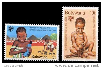 (063) Botswana   1979  Child Year / Annee Enfant / Kinderjahr   ** / Mnh  Michel 237-38 - Botswana (1966-...)