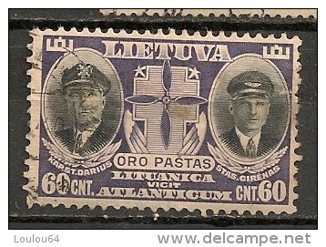 Timbres - Lituanie - 1934 - Aereo - 60 C. - - Lituanie