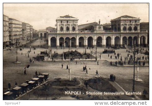 CPA NAPOLI - STAZIONE FERROVIARIA CENTRALE - Napoli (Naples)