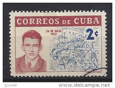 Cuba  1962  9th Ann. Of "Rebel Day"  2c  (o) - Usados