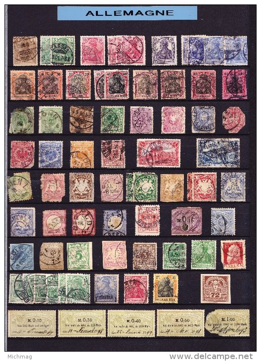 Lot Timbres Du Monde Avant Année 1900 (cote +- 2250 €) - Collections (with Albums)