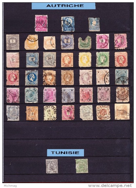 Lot Timbres du monde avant année 1900 (cote +- 2250 €)