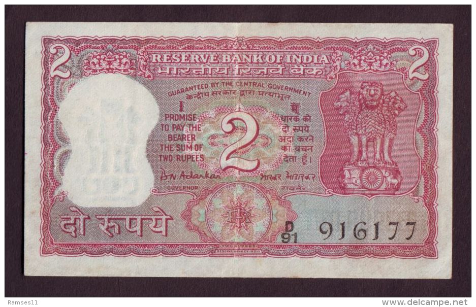 INDIA - 2 Rupees - 1970 - Indien