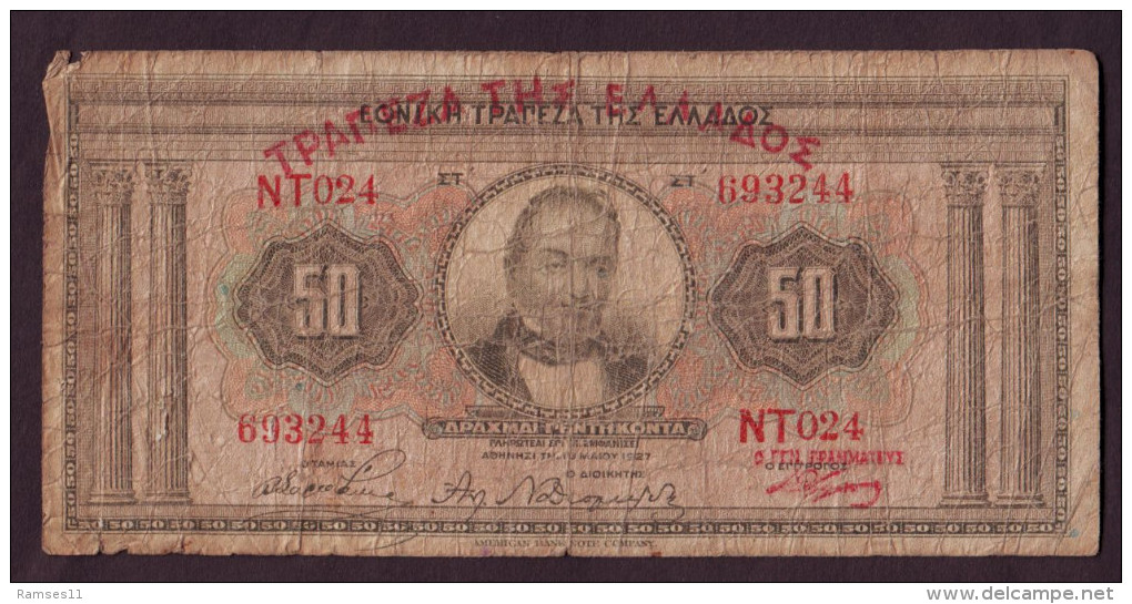 GREECE - GRIECHENLAND - 50 Drachmai - 1928 - Griechenland