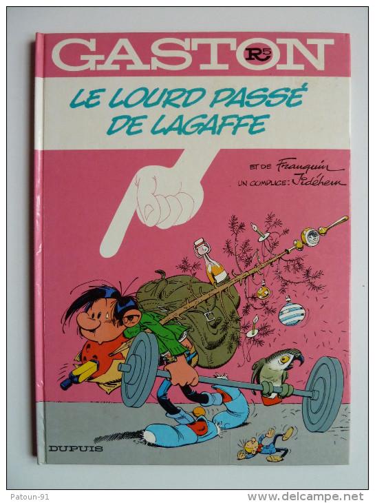 Gaston, Le Lourd Passé De Lagaffe, En EO1986 En TTBE - Gaston