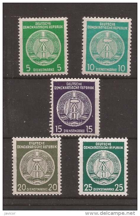 1954 Alemania Oriental - Deutsche Demokratische Republik DDR MNH** - Nuevos