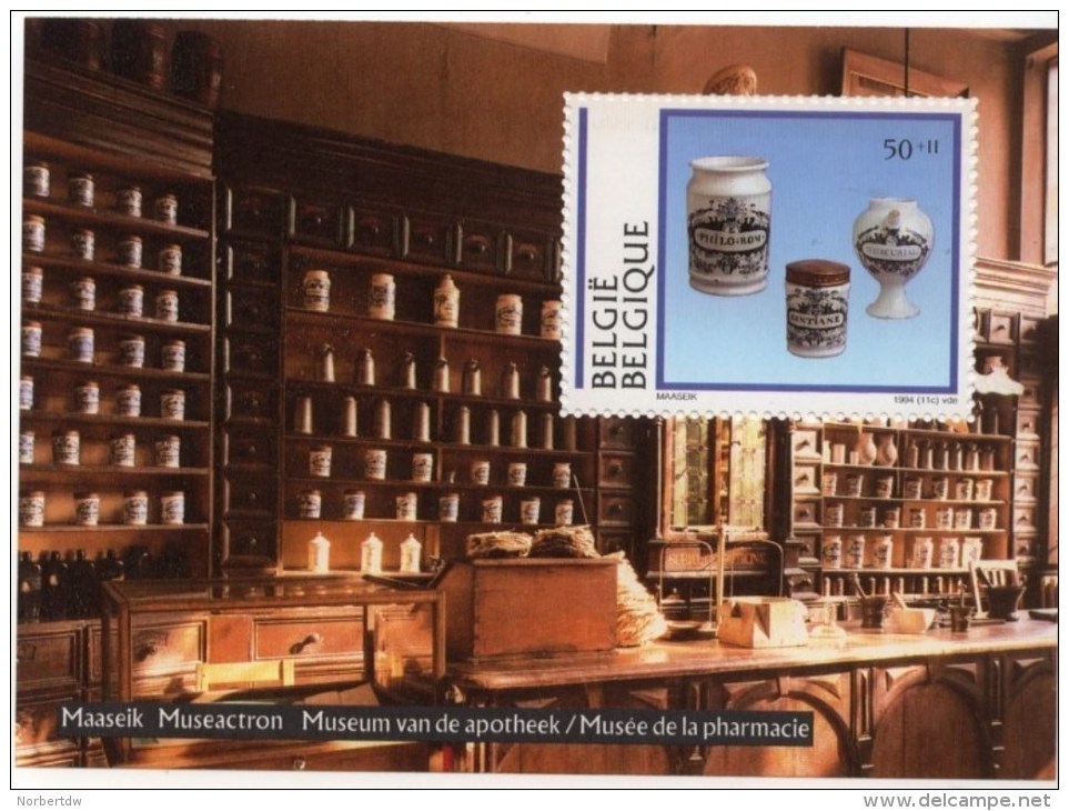 Belgium**PHARMACY MUSEUM-SHEET-Delft Apothecary Pottery.1994-MNH-PHARMACIE-APOTHEKE-APOTHEEK - Other & Unclassified