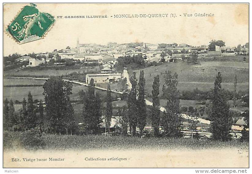 Depts Div.- Tarn Et Garonne  - Y582 - Le Tarn Et Garonne Illustre - Monclar De Quercy (1) - Vue Generale - - Montclar De Quercy