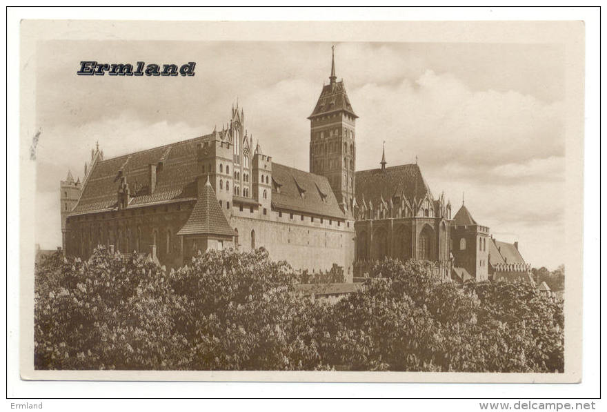 Marienburg 1931, Hochschloss - Stempel Sonderstempel Nationaldenkmal Hohenstein Ostpreussen - Westpreussen