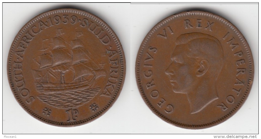 **** AFRIQUE DU SUD - SOUTH AFRICA - 1 PENNY 1939 GEORGE VI **** EN ACHAT IMMEDIAT !!! - Südafrika