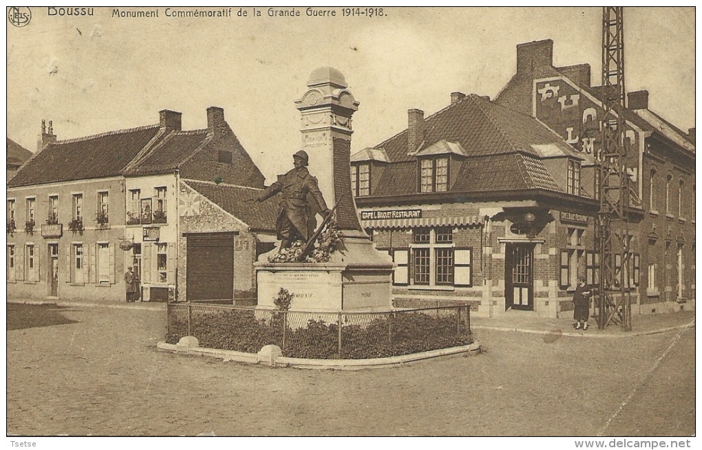 Bousu - Monument Commémoratif De La Grande Guerre 1914 -18 ( Voir Verso ) - Boussu