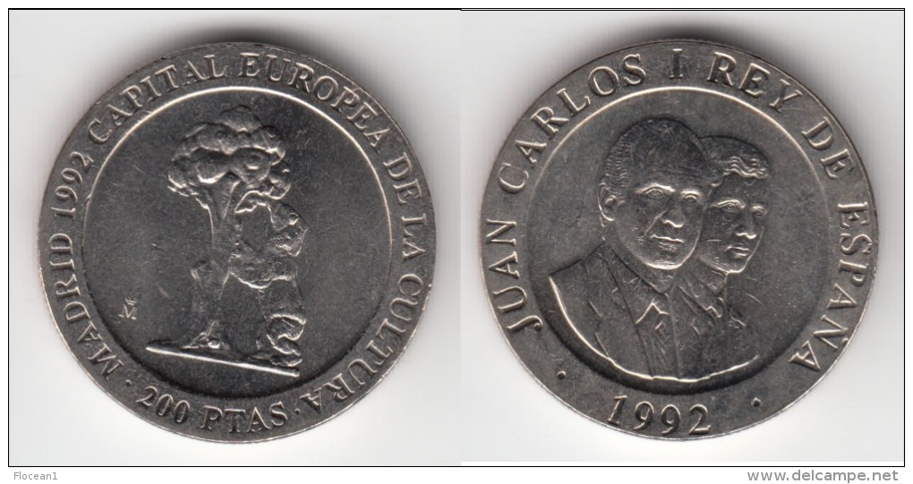 TOP QUALITY **** ESPAGNE - SPAIN - 200 PESETAS 1992 MADRID EUROPEAN CULTURE CAPITAL **** EN ACHAT IMMEDIAT - 200 Peseta