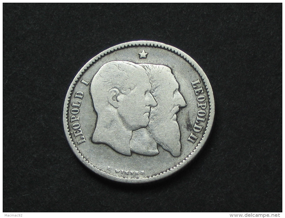 1 Franc 1880 - Argent - BELGIQUE - BELGIE - Léopold I - Léopold II  **** EN ACHAT IMMEDIAT **** - 1 Frank