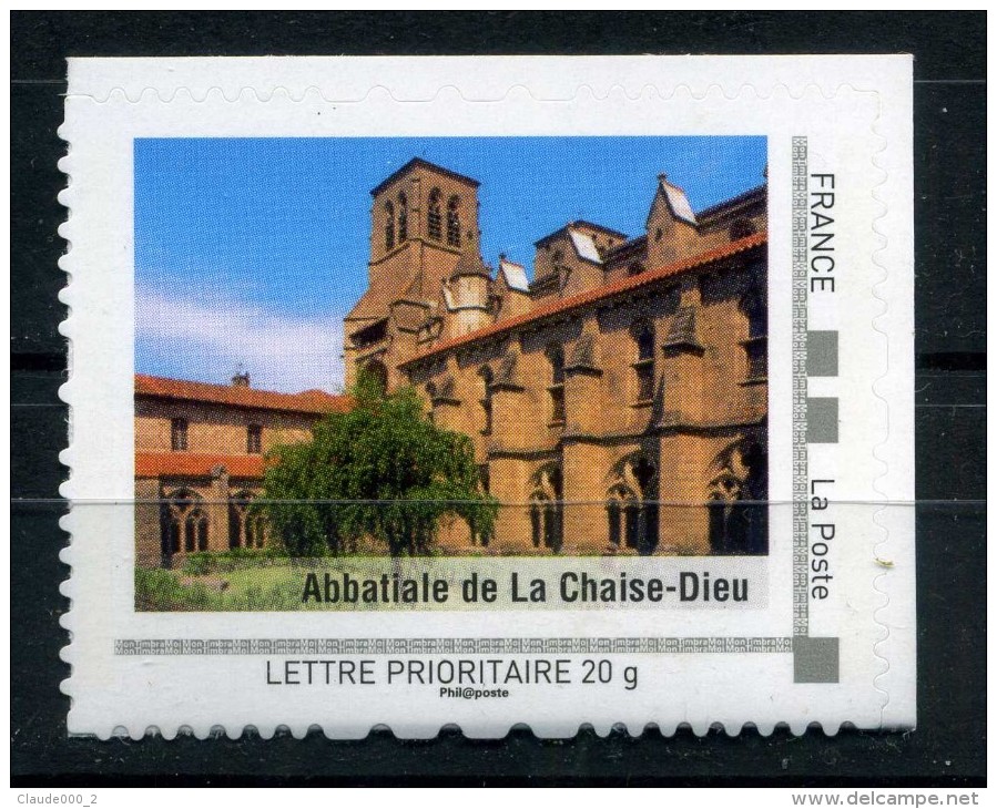 Abbatiale De La Chaise-Dieu . Adhésif Neuf ** . Collector " L' AUVERGNE  " 2009 - Collectors