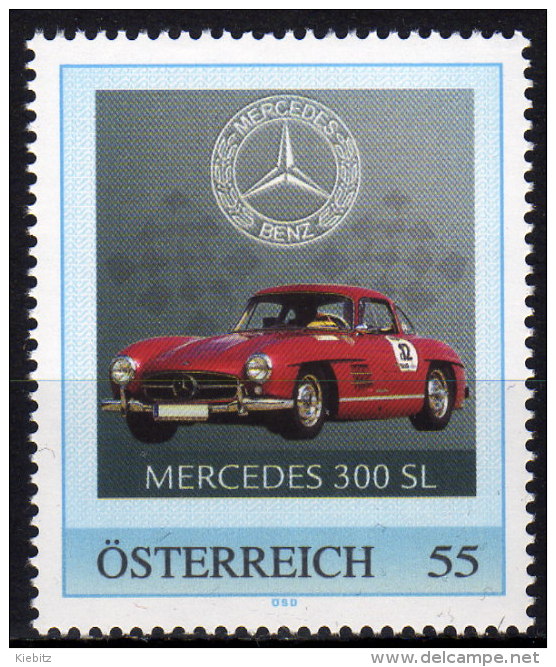 ÖSTERREICH 2009 ** MERCEDES 300 SL - PM Personalized Stamp MNH - Personalisierte Briefmarken