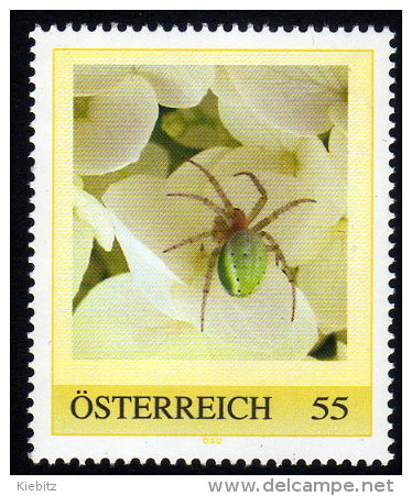 ÖSTERREICH  2007 ** Spinne, Spider - PM Personalized Stamp MNH - Personalisierte Briefmarken