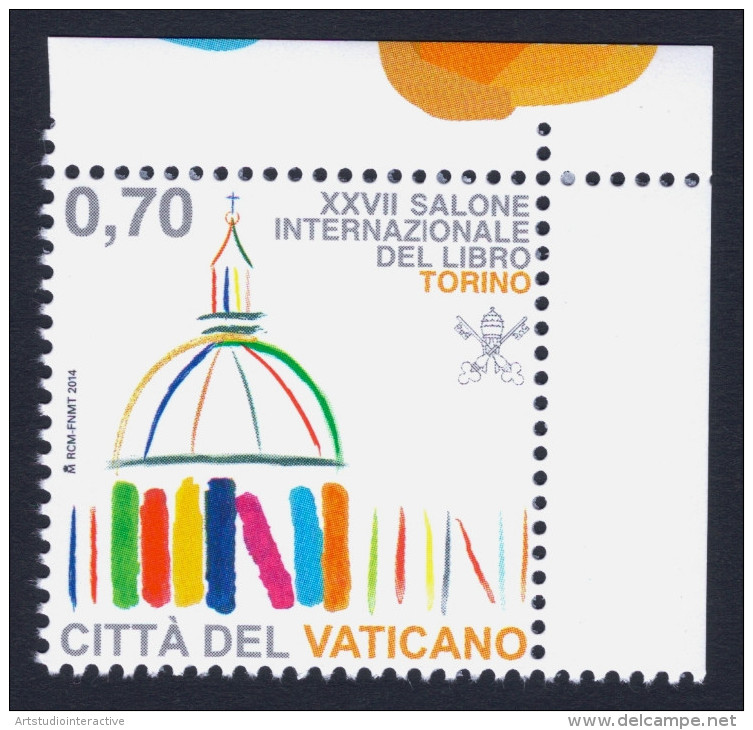 2014 VATICANO "SALONE DEL LIBRO - TORINO" SINGOLO MNH - Nuevos