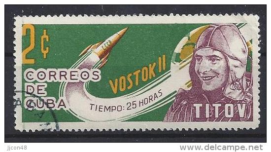 Cuba  1963  Cosmic Flights: Titov  2c  (o) - Usati